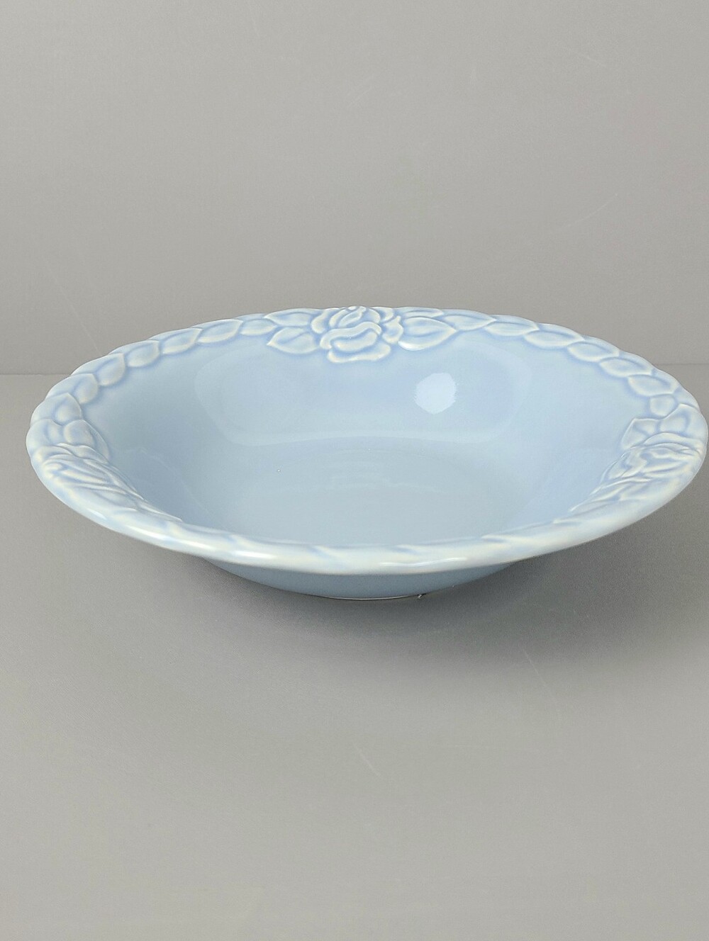 Christian Dior Ceramique French Country Rose Blueberry Vintage Serving Bowl